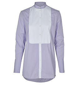 Victoria Beckham Shirt, Cotton, Lilac/White, UK6, 3*
