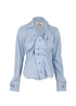 Vivienne Westwood Drunken Shirt, &pound;120, Clothing, Blue, Cotton, Front view
