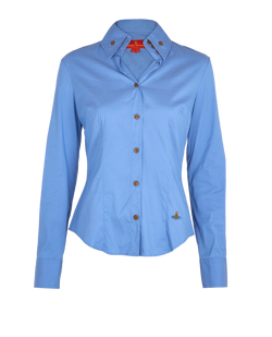 Vivienne Westwood Shirt, Cotton, Blue, UK10, 2*