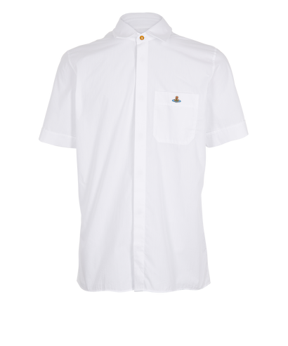 Vivienne Westwood Button Up Shirt, &pound;90, Clothing, White, Cotton, Front view