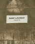 Saint Laurent Tie Neck Metallic Sheen Shirt, other view