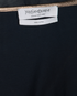 Yves Saint Laurent Short Sleeve Top, &pound;80, Clothing, Black, Cotton/Leather, Other view