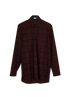 Saint Laurent Flannel Shirt, &pound;140, Clothing, Red, Cotton, Front view