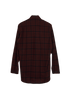 Saint Laurent Flannel Shirt, &pound;140, Clothing, Red, Cotton, Back view