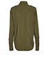 YSL Military Patch Over Shirt, back view