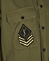 YSL Military Patch Over Shirt, other view