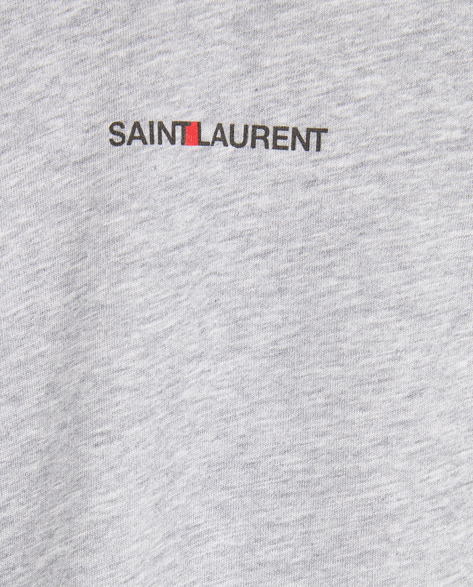 Saint Laurent Logo T-shirt, &pound;50, Clothing, Grey, Cotton, Other view