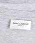 Saint Laurent Logo T-shirt, &pound;50, Clothing, Grey, Cotton, Other view
