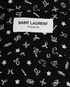 Saint Laurent Horoscope Print Shirt, &pound;110, Clothing, Black/White, Silk, Other view