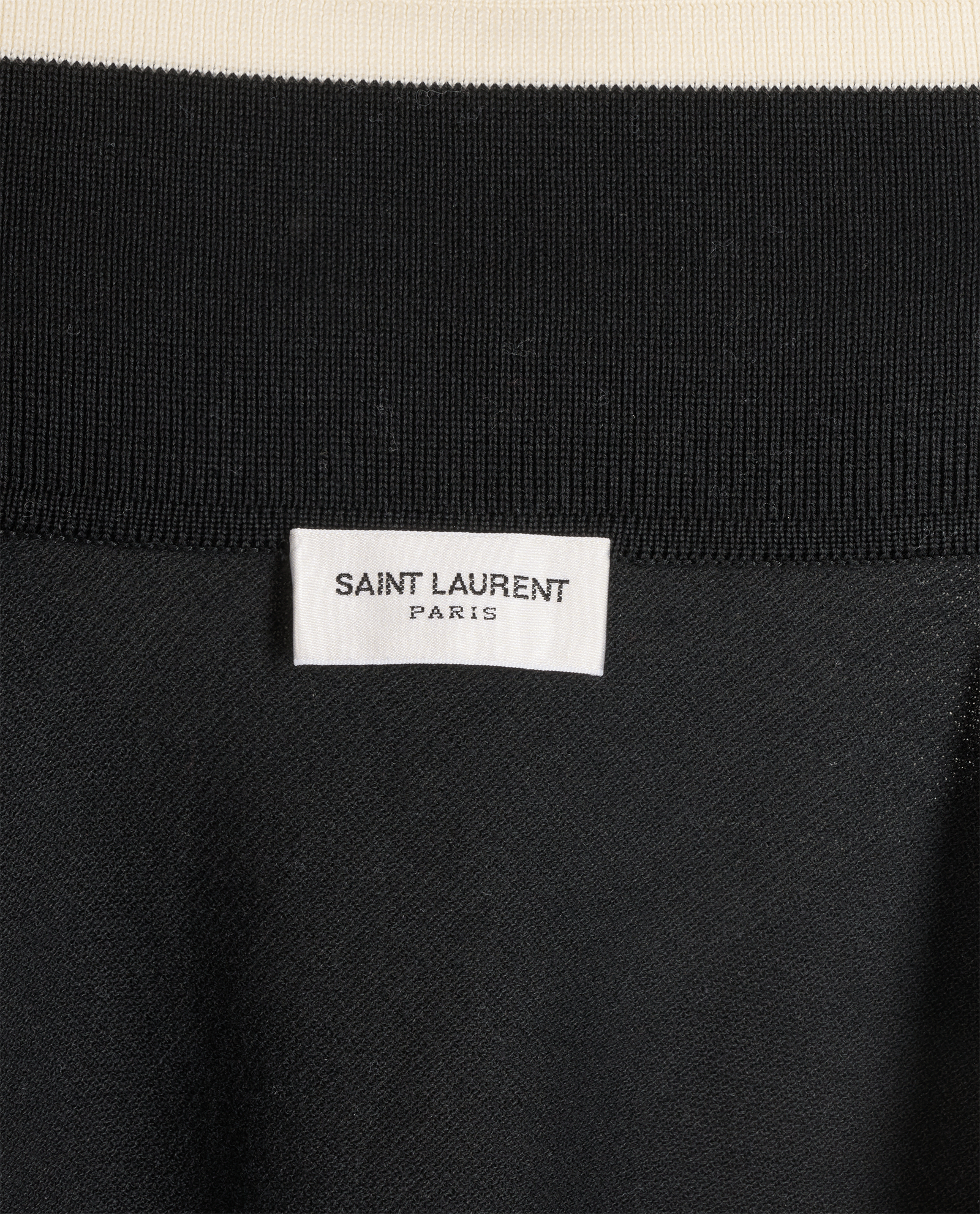 Saint Laurent Sleeveless Pique Polo, &pound;250, Clothing, Black, Cotton, Other view