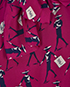 Yves Saint Laurent Vintage Printed Pussy Bow Blouse, other view