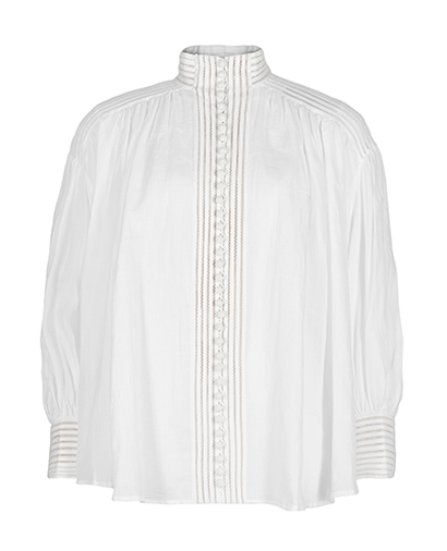 Zimmermann Corsage Linear Blouse, front view