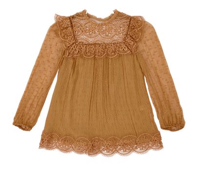 Zimmermann Embroidered Overlay Blouse, front view