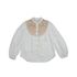 Zimmermann Embroidered High Neck Blouse, front view