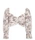 Zimmermann Balloon-Sleeve Pleated Cropped Top, front view