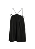 Zimmermann Tie-Neck Top, &pound;180, Clothing, Black, Silk, Front view