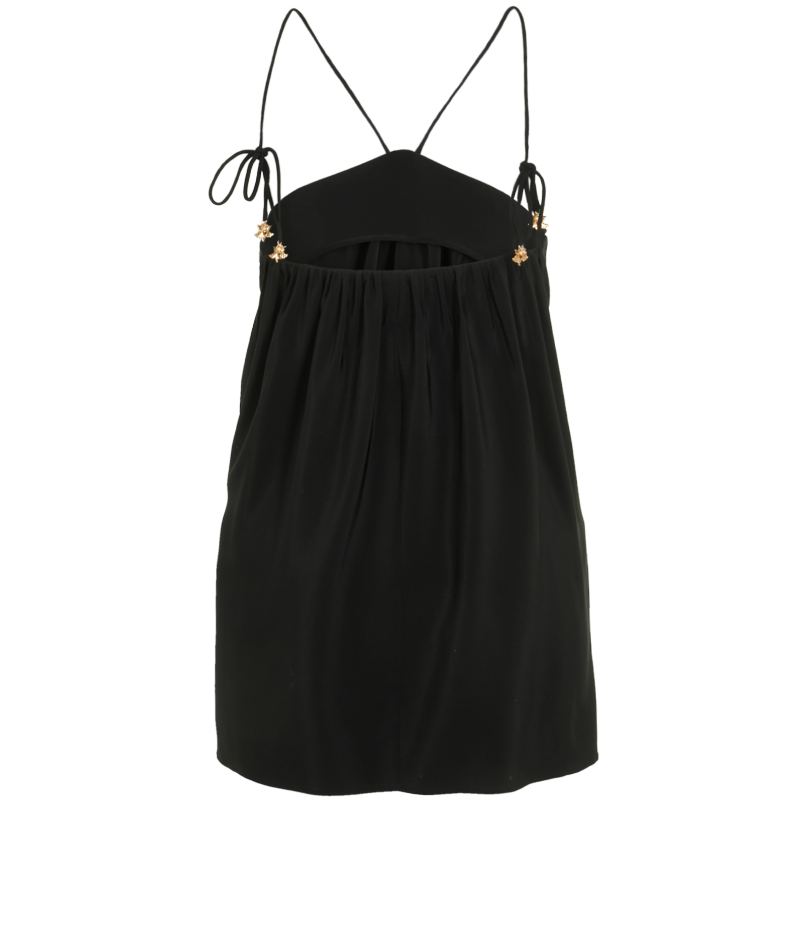 Zimmermann Tie-Neck Top, &pound;180, Clothing, Black, Silk, Back view