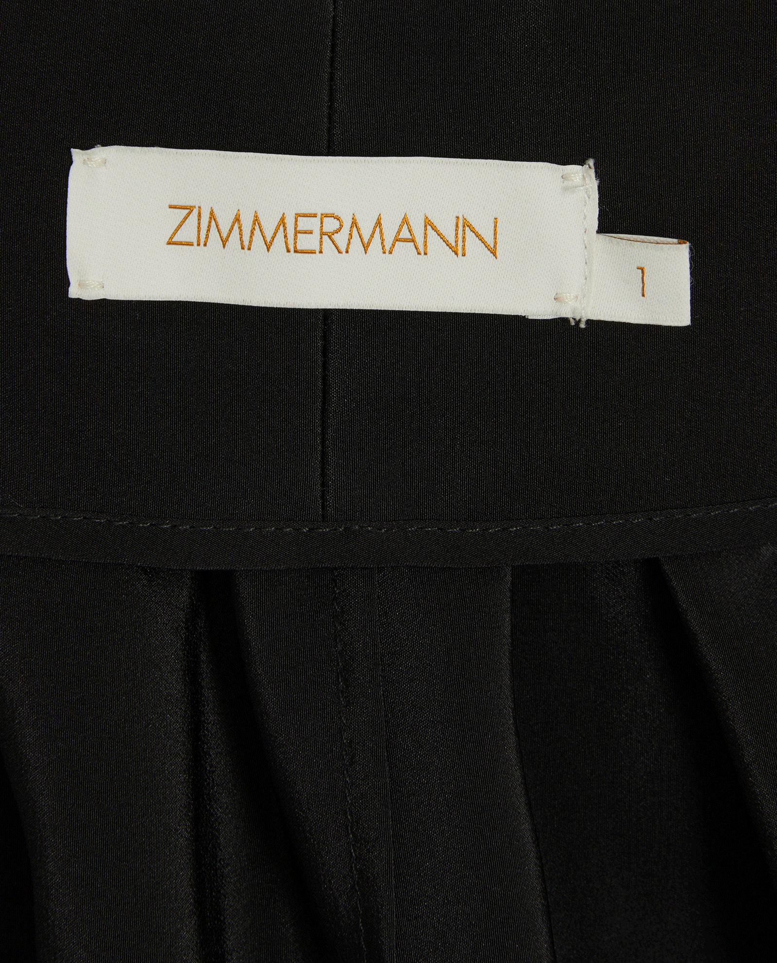Zimmermann Tie-Neck Top, &pound;180, Clothing, Black, Silk, Other view