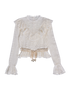 Zimmermann Allia Crochet Top, front view