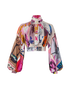 Zimmermann Pleated Cropped Shirt, front view