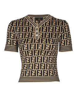 男女兼用 Fendi Buy | Exchange Designer - Tops Top, V-Neck Printed カットソー(長袖/七分)