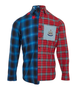 Somebody Else's Guy x Designer Exchange Check Shirt, Cotton, Multi