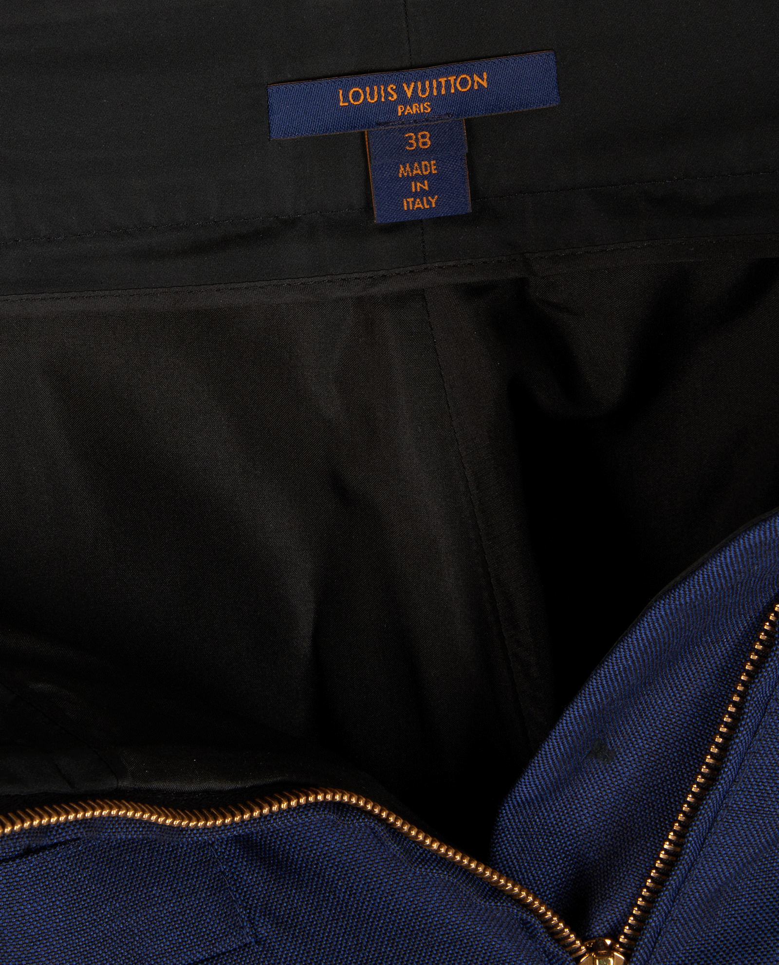 Louis Vuitton High Waisted Trousers, &pound;300, Clothing, Blue, Wool, Other view