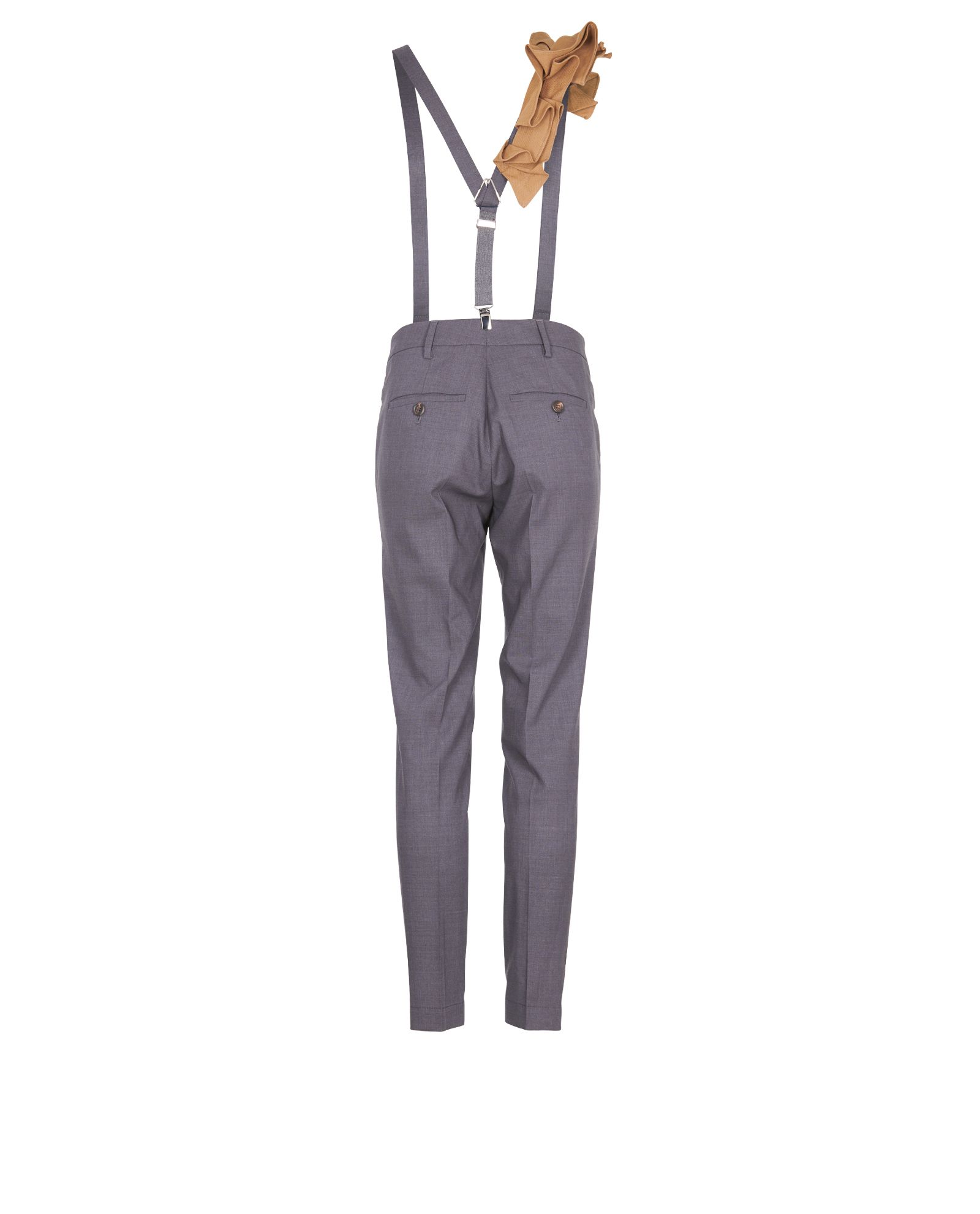 Brunello Cucinelli Suspenders Trousers, Trousers - Designer