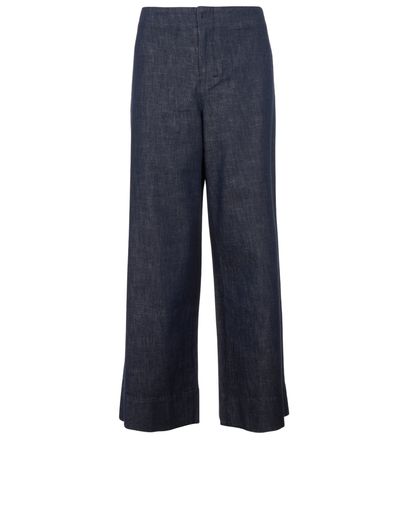 S Max Mara Straight Leg Cropped Jeans, front view