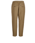 Gucci Supreme Cropped Jacquard Trousers, £550, Clothing, Beige/Brown, Cotton, Back view
