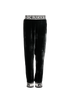 Dolce & Gabbana Logo Famous Track Trousers, £180, Clothing, Black, Viscose, Front view