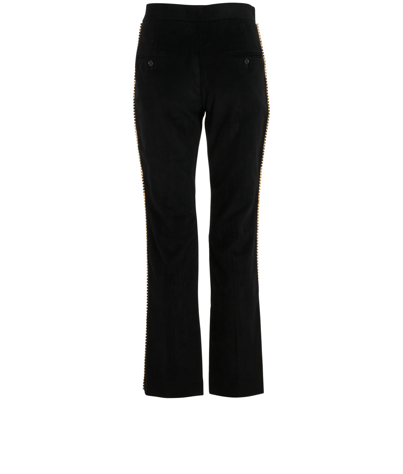 Isabel Marant Embellished Trousers, &pound;130, Clothing, Black, Cotton/Viscose, Back view