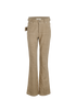 Bottega Veneta Fall 2019 Trousers, &pound;160, Clothing, Beige, Linen, Front view