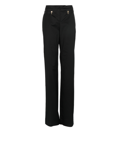 Versace Suit Trousers, £175, Clothing, Black, Cotton, Front view