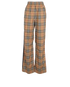 Burberry Check Trousers, &pound;195, Clothing, Beige, Cotton, Front view