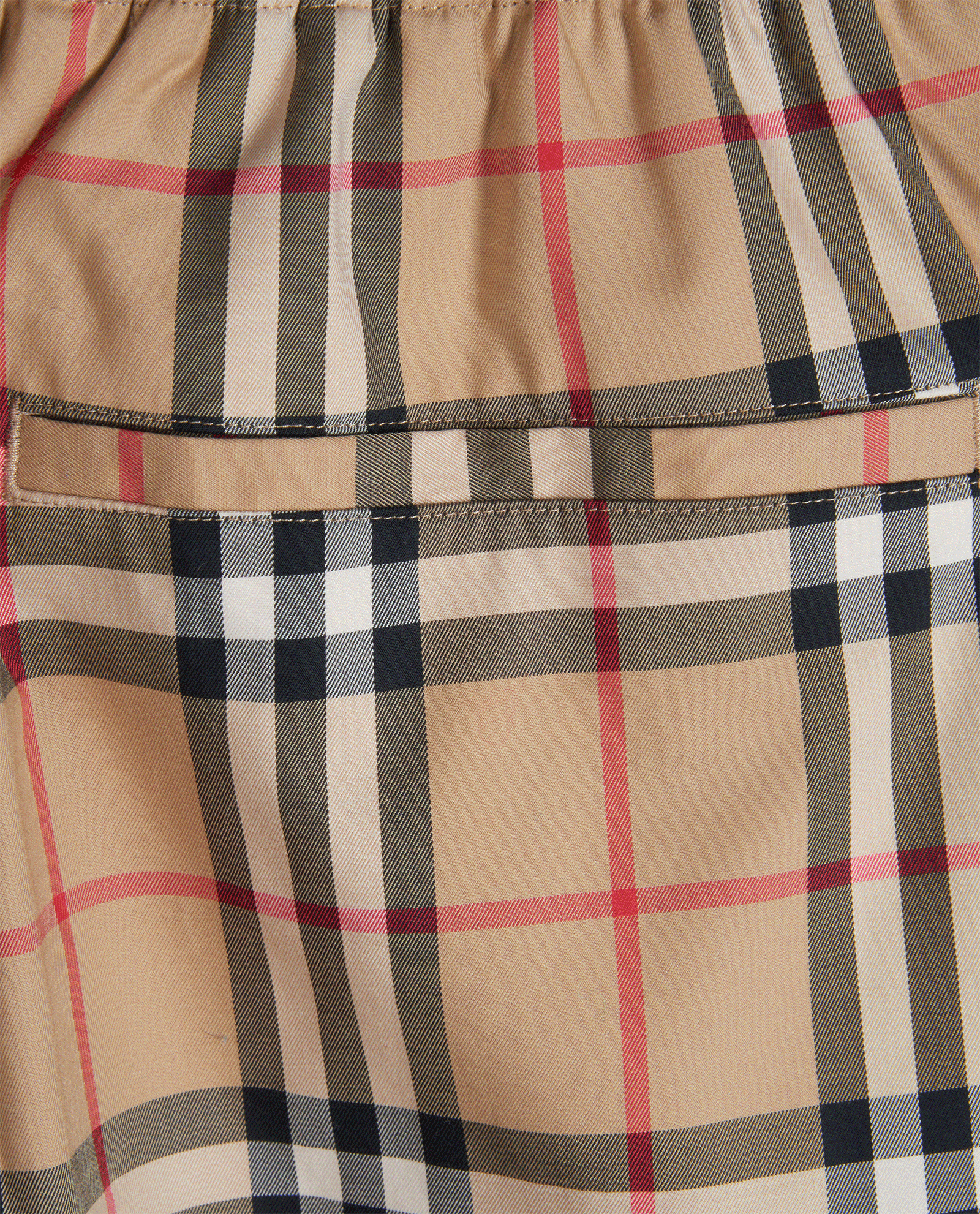 Burberry Check Trousers, &pound;195, Clothing, Beige, Cotton, Other view