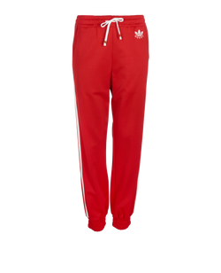 Gucci x Adidas Striped Track Trousers, Viscose/Cotton, Red, Sz 2XS, 3*