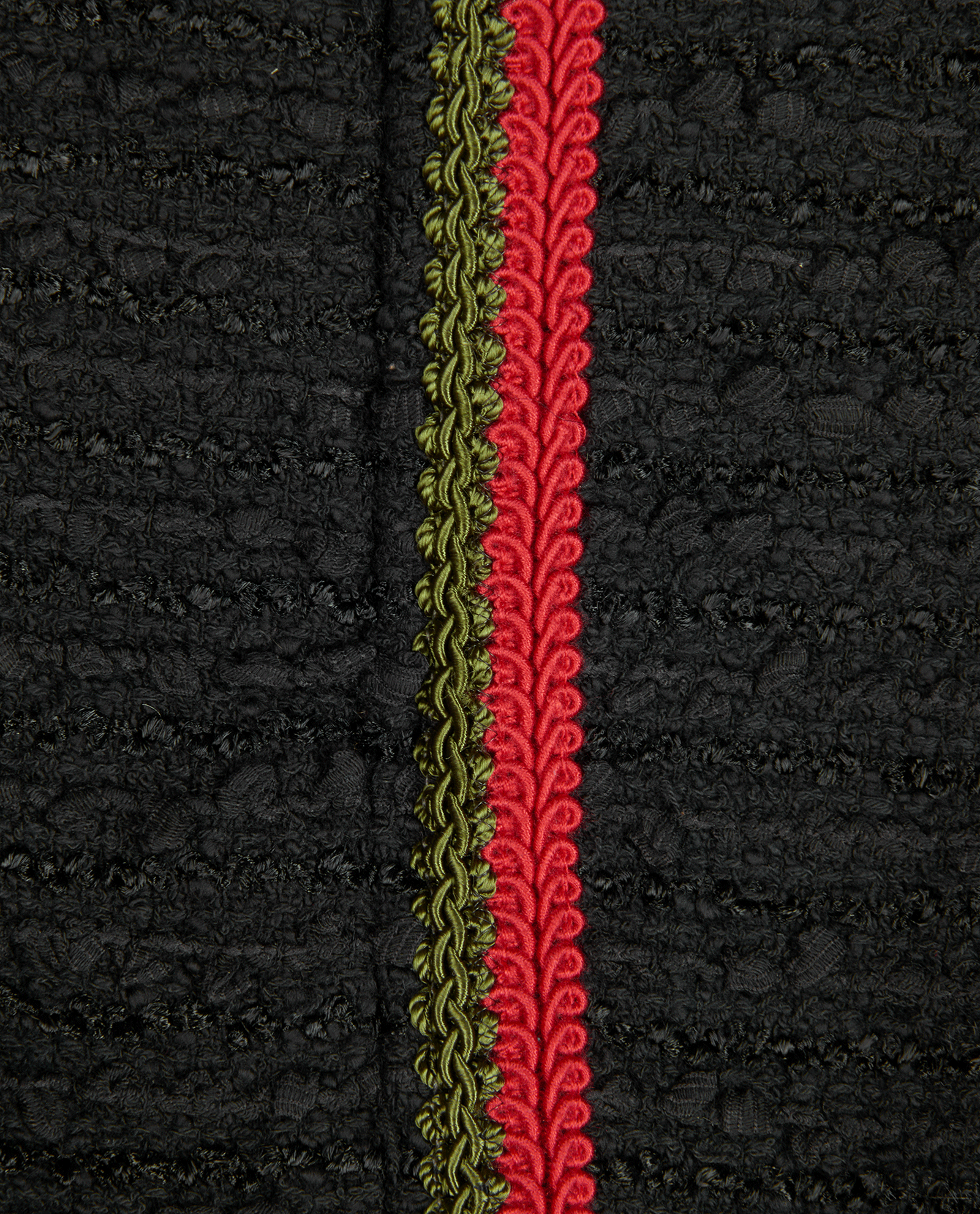 Gucci Tweed Trousers, &pound;250, Clothing, Black, Cotton/Polyester (Polymer), Other view