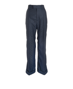 Gucci x Adidas Logo Trousers, Poly, Navy, UK12, 3*
