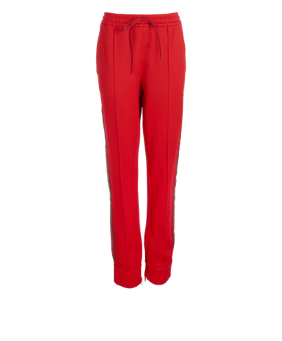 Gucci Tapered Joggers, &pound;220, Clothing, Red, Polyester, Front view