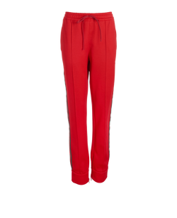 Gucci Tapered Joggers, Polyester, Red, Sz XL, 2*