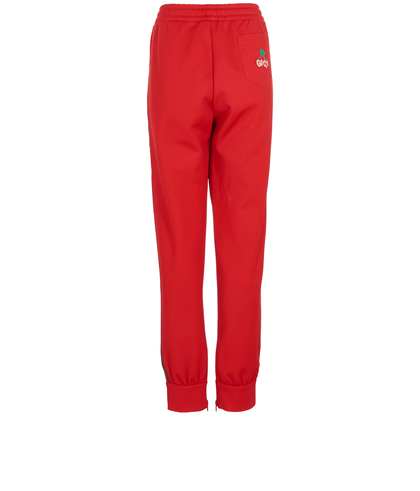 Gucci Tapered Joggers, &pound;220, Clothing, Red, Polyester, Back view