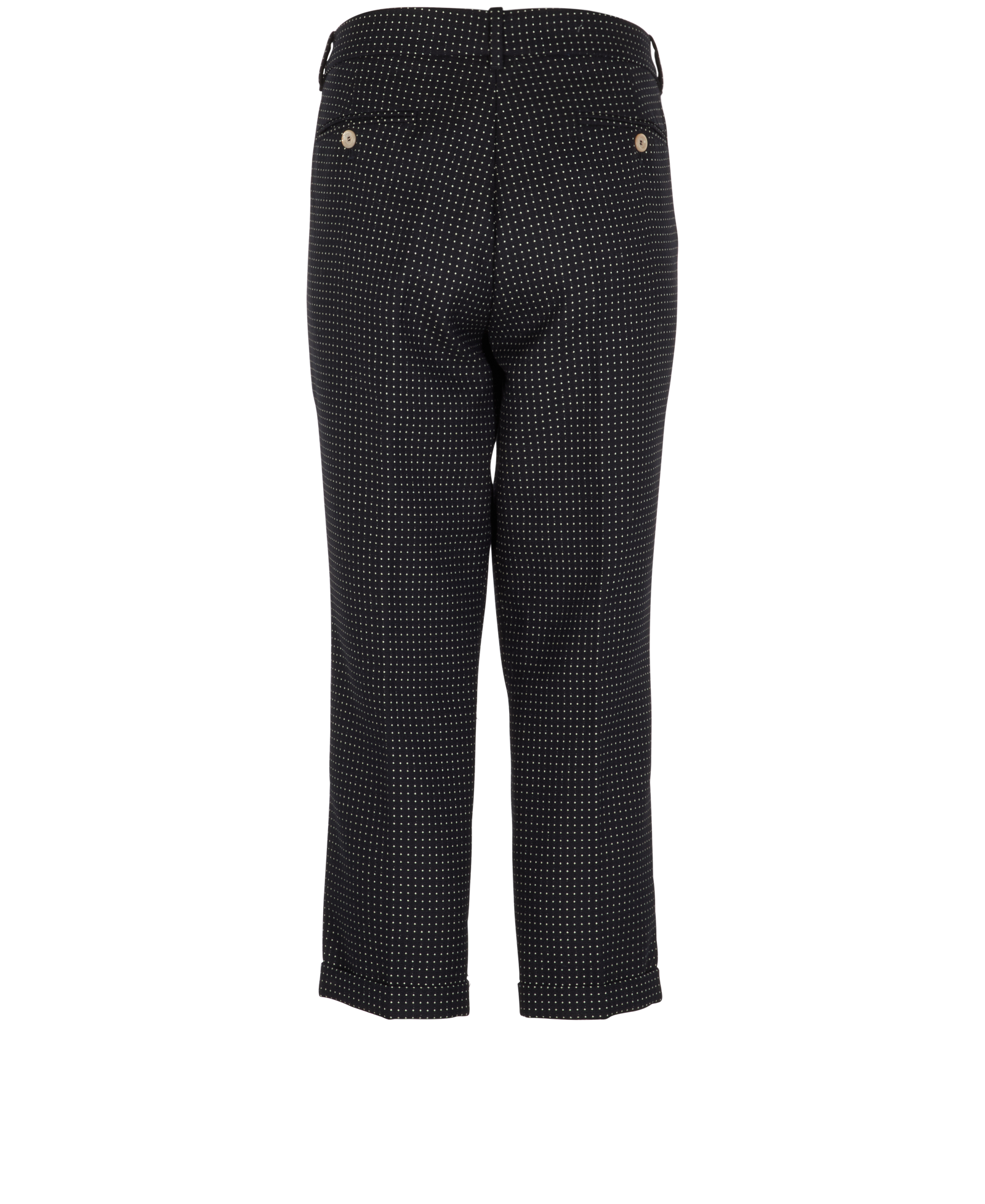 Gucci Polka Dotted Trousers, &pound;120, Clothing, Black, Mohair/Wool, Back view