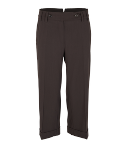 Max Mara Straight Leg Culottes, Viscose, Brown, UK6, 2*