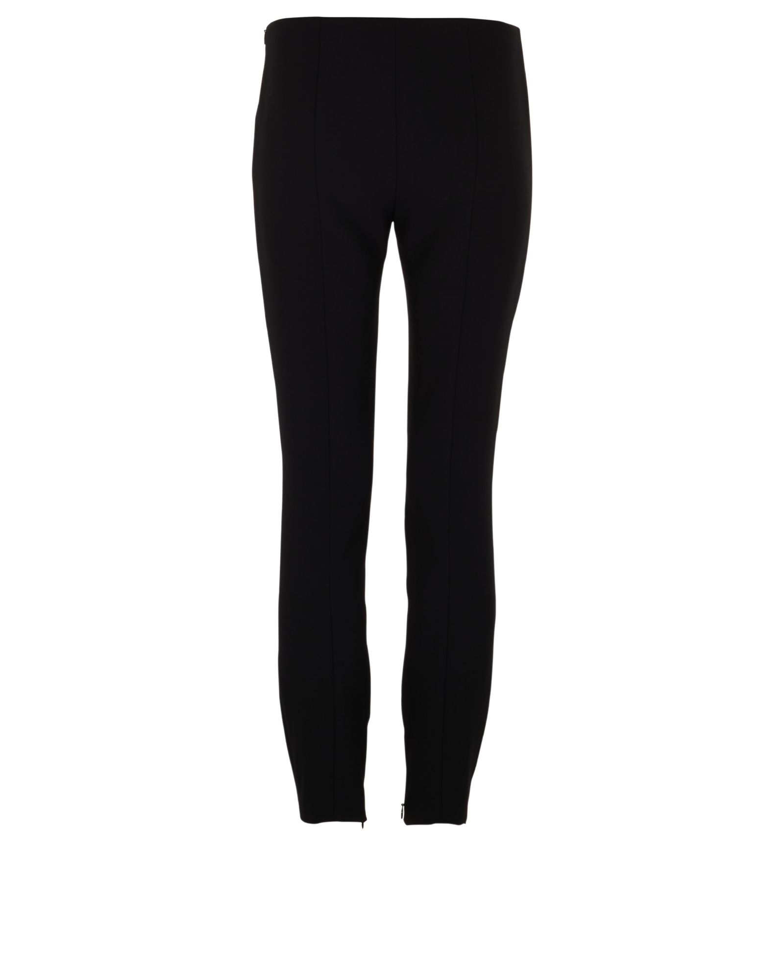 The Row Cropped Trousers, &pound;210, Clothing, Black, Polyester (Polymer), Back view