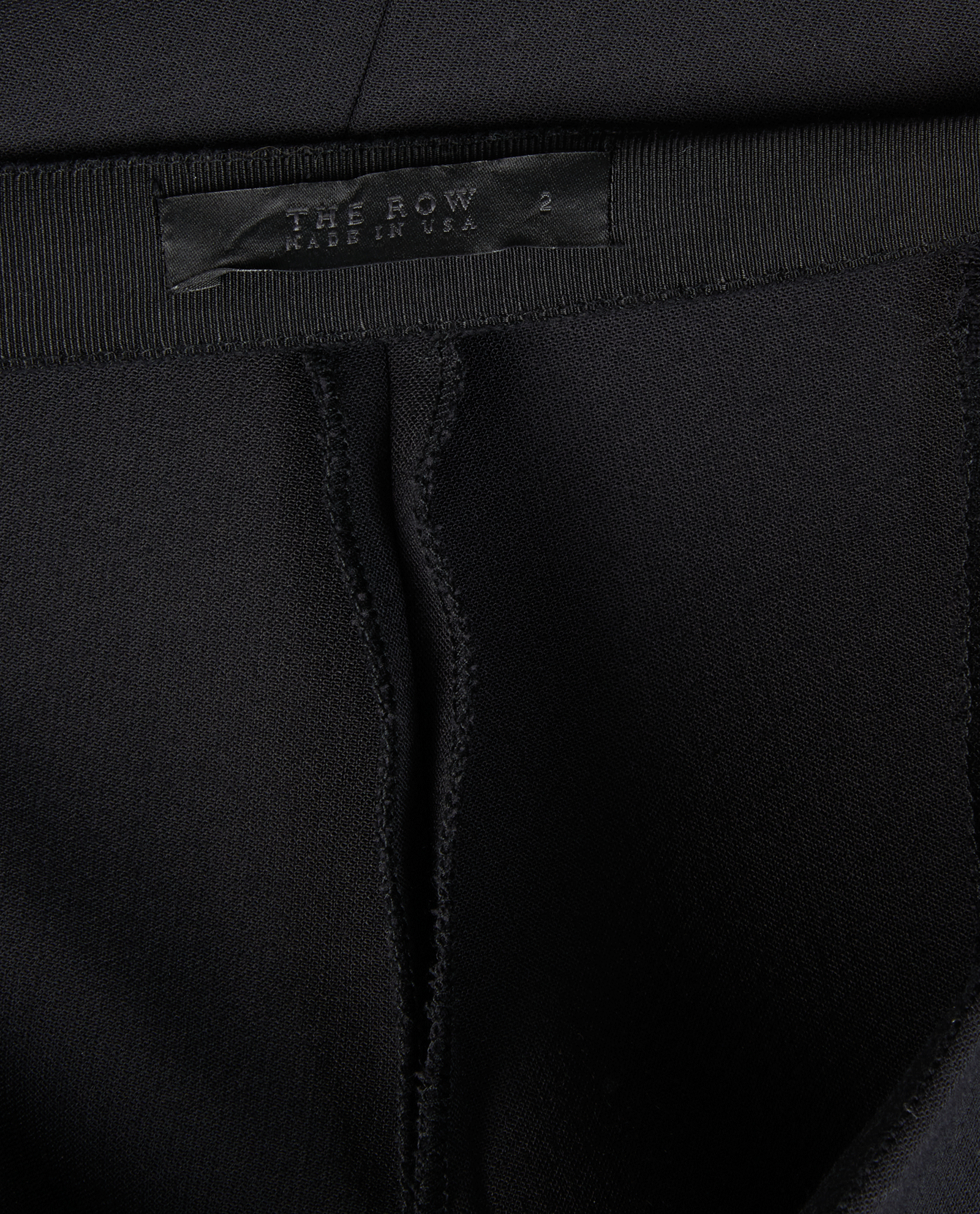 The Row Cropped Trousers, &pound;210, Clothing, Black, Polyester (Polymer), Other view