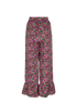 Gucci Floral Trousers, &pound;195, Clothing, Green/Purple, Silk, Back view