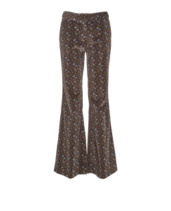 Joseph Floral Trousers, Cotton, Brown, UK12, 2*
