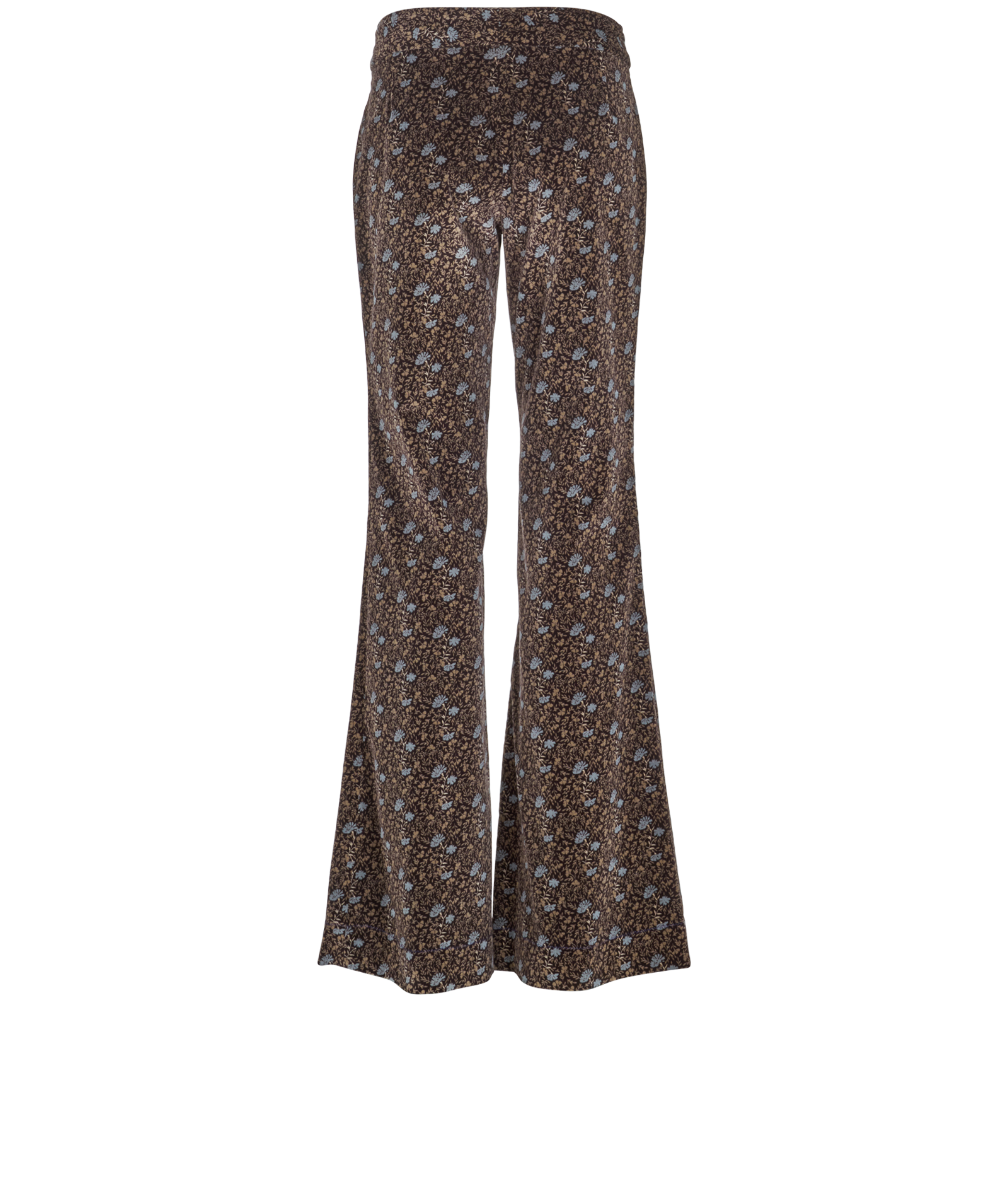 Joseph Floral Trousers, &pound;80, Clothing, Brown, Cotton, Back view