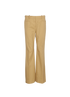 Chloe Straight Leg Trousers, &pound;90, Clothing, Beige, Cotton, Front view